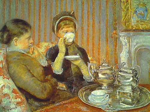 Five O'Clock Tea, by Mary Cassatt