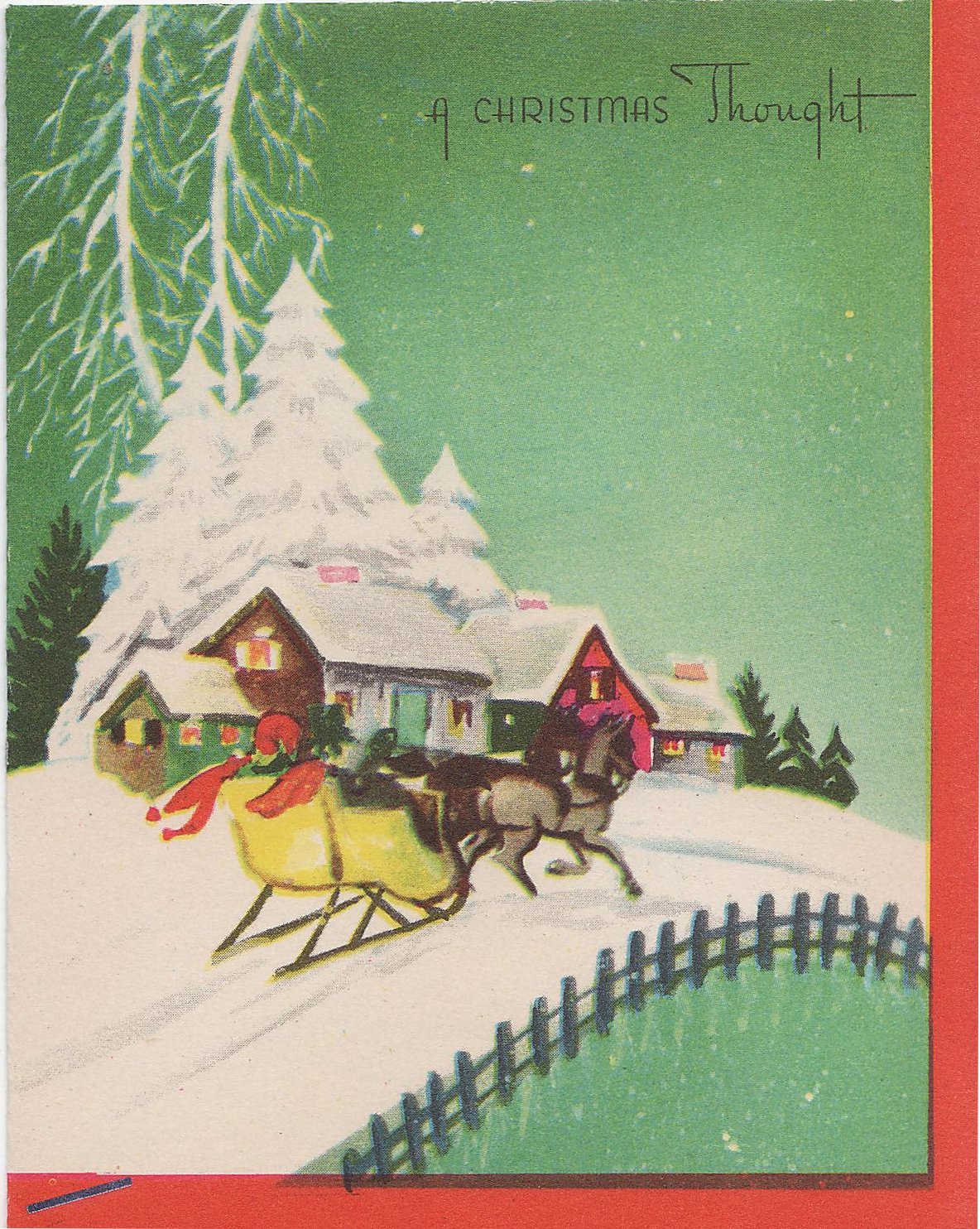 Vintage Christmas Cards, IV  carlaathome